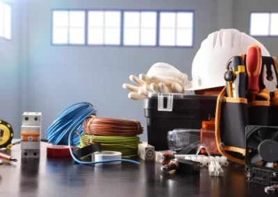 Realizacje projektów elektrycznych i energetycznych.